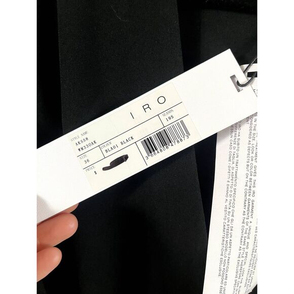 NWT IRO Paris Jersey Wrap Mini Dress - Picture 13 of 14